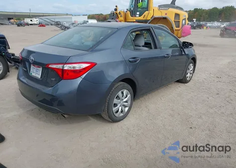 2015 Toyota Corolla Le из США, поврежденный, VIN 2T1BURHE5FC372966